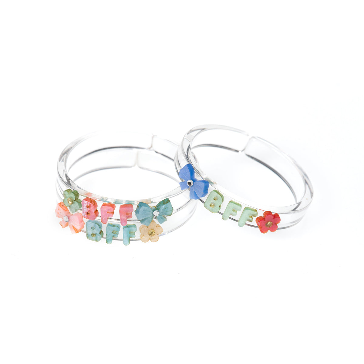 Pulseira Best Friends Forever Colorido Taxturizado