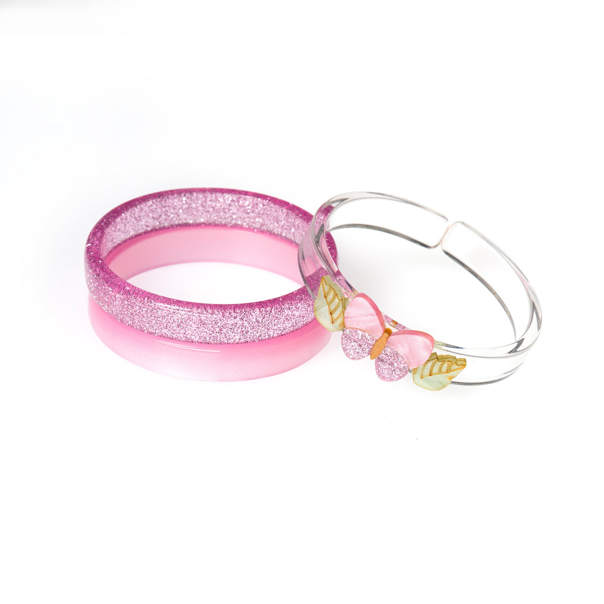 Pulseira Borboleta Tons Rosa