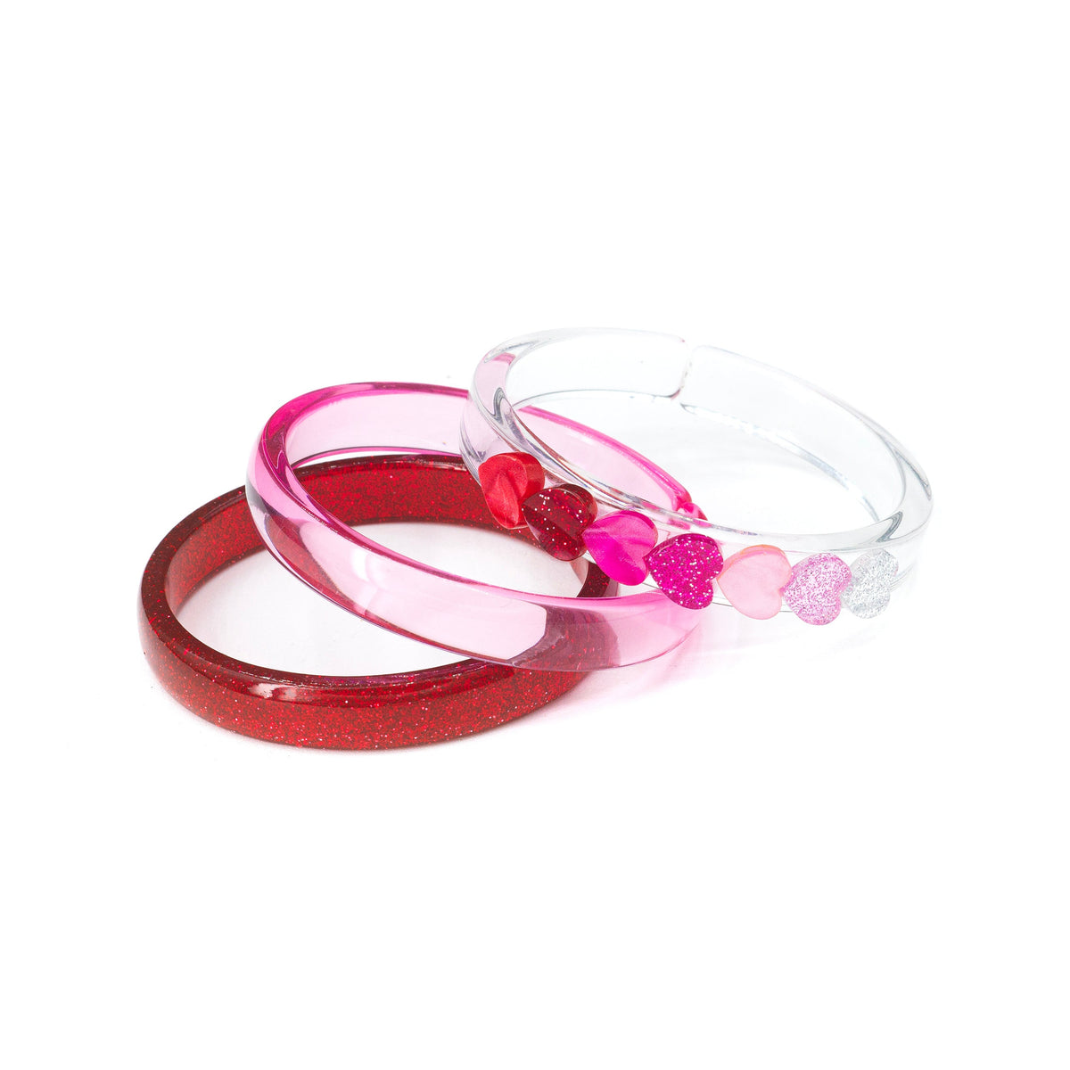 Pulseira Coração Centopeia Tons Vermelho