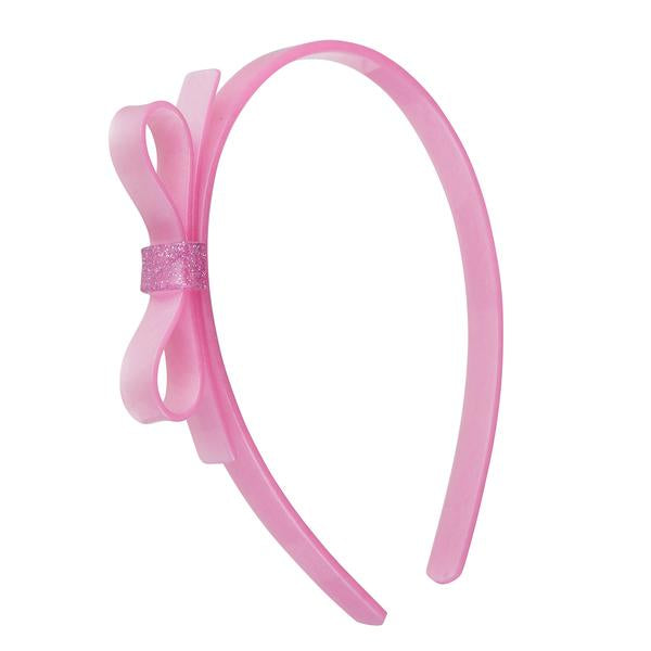 Thin Bow Headband - Pearlized Colors -  Lilies & Roses NY