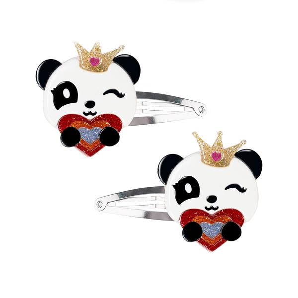 Panda Hair Clips -  Lilies & Roses NY