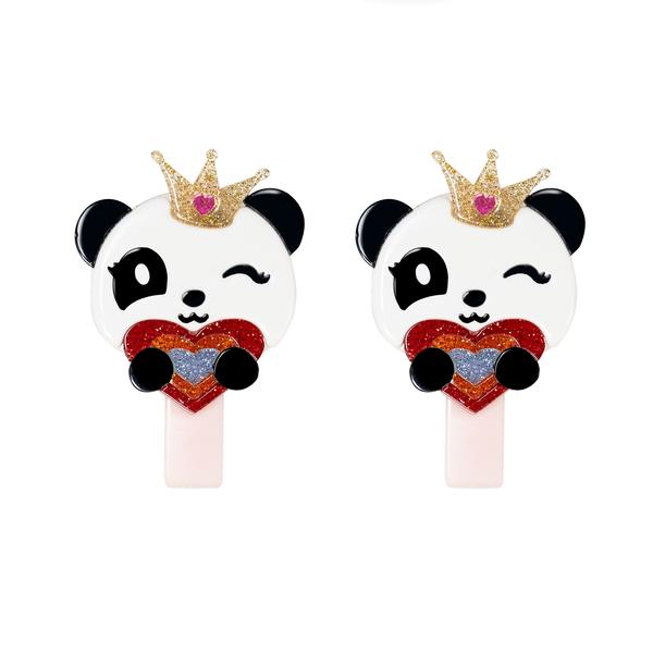 Panda Hair Clips -  Lilies & Roses NY