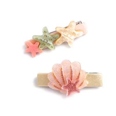 SUM - Presilhas Concha e Estrelas -  Lilies & Roses NY