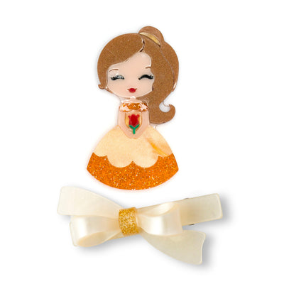 Bico de Pato Fashion Girl BF com Laço Perolado