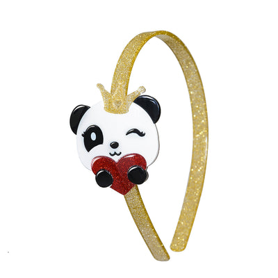 Panda Heart Headbands -  Lilies & Roses NY